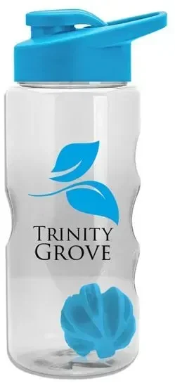 Mini Mountain Tritan® Shaker Bottle with Drink-Thru Lid (22 oz.) — view 2