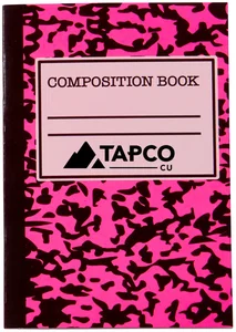 Mini Neon Composition Notebook