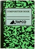 Mini Neon Composition Notebook in Neon Green