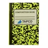 Mini Neon Composition Notebook in Neon Yellow