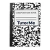 Mini Neon Composition Notebook in Black/White