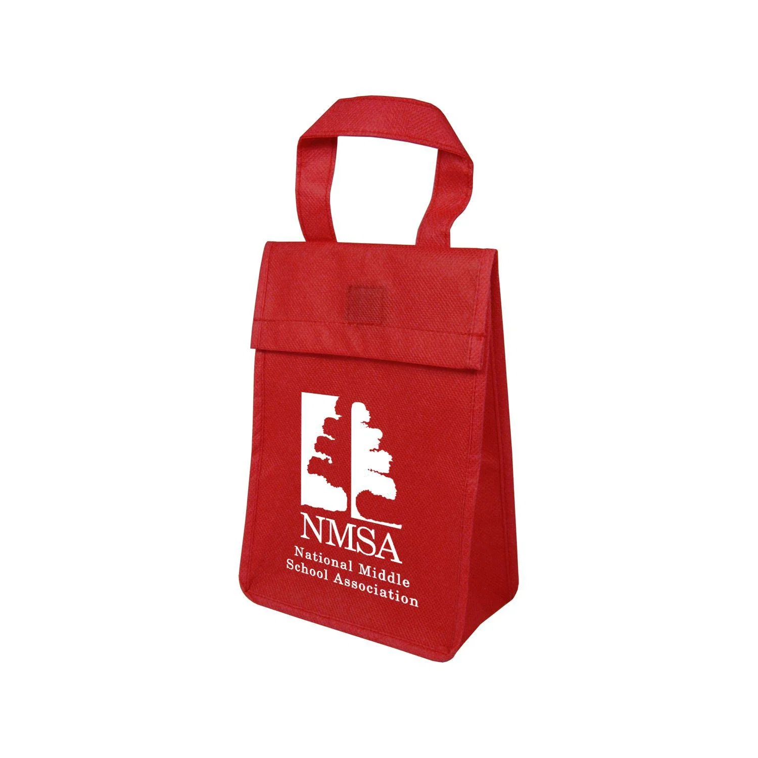 Mini Non Woven Snack Bag — Red — view 2