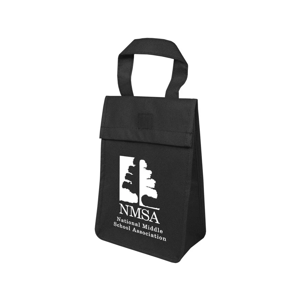 Mini Non Woven Snack Bag — Black — view 3