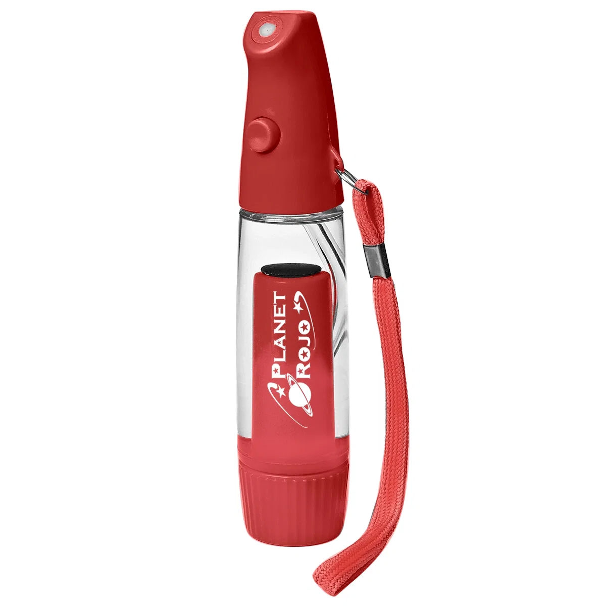 Handheld personal mister standing six inches tall