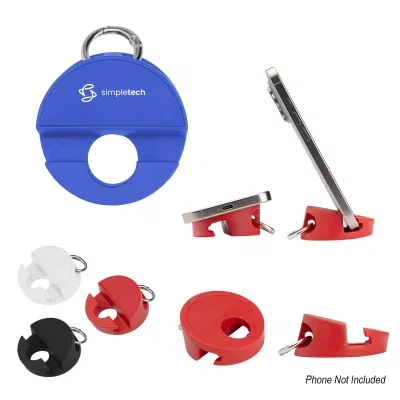 Clip opened to show the gate that hooks onto a bag strap
