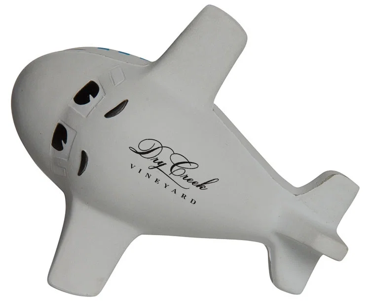 Mini Airplane with Smile Stress Reliever — view 4