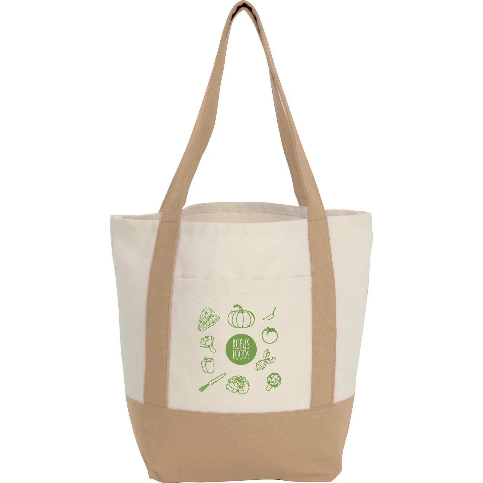 Mini Recycled 8oz Cotton Canvas Tote Bag — view 5
