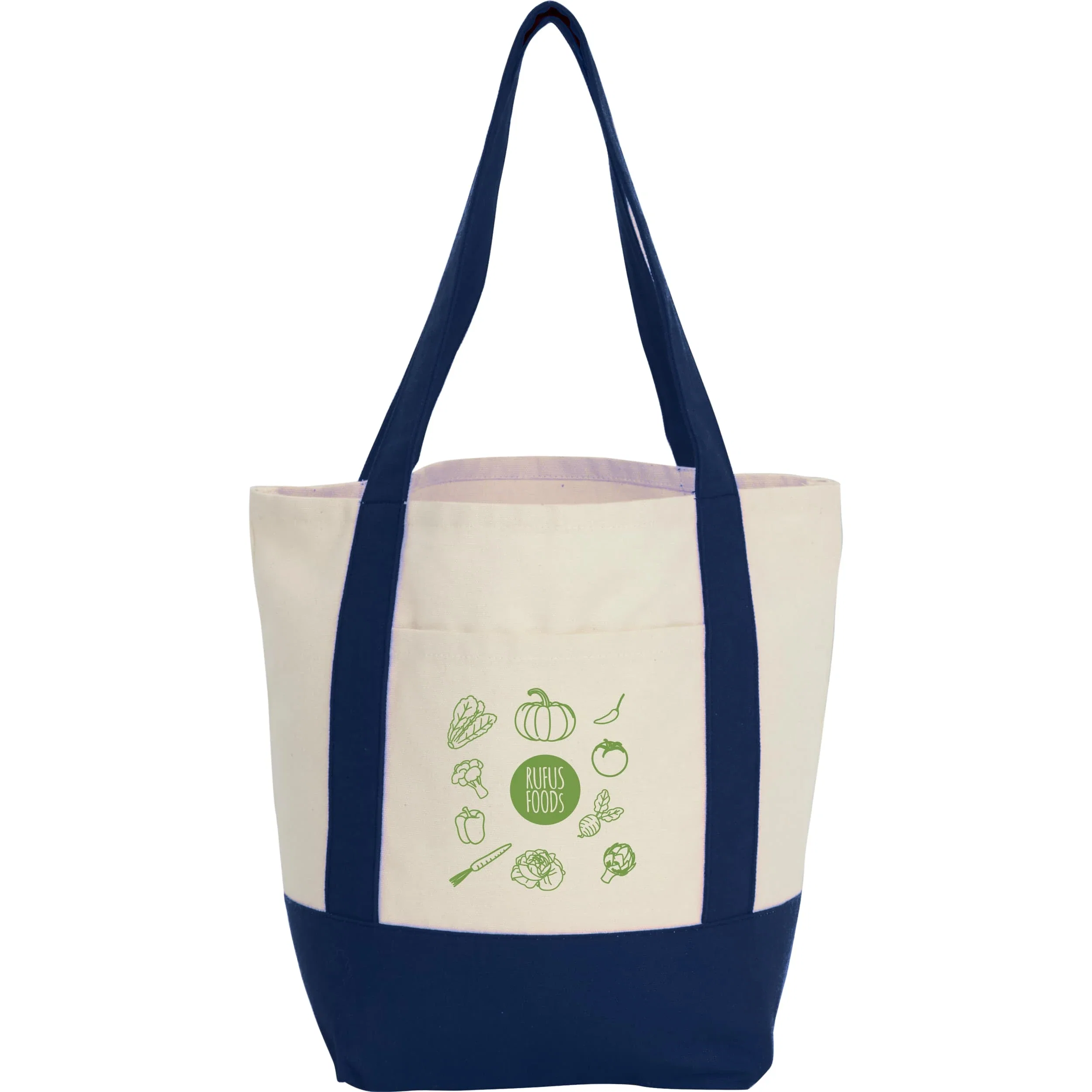 Mini Recycled 8oz Cotton Canvas Tote Bag — view 7