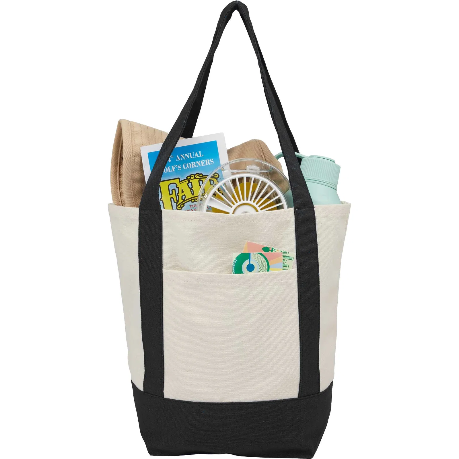 Mini Recycled 8oz Cotton Canvas Tote Bag — view 20