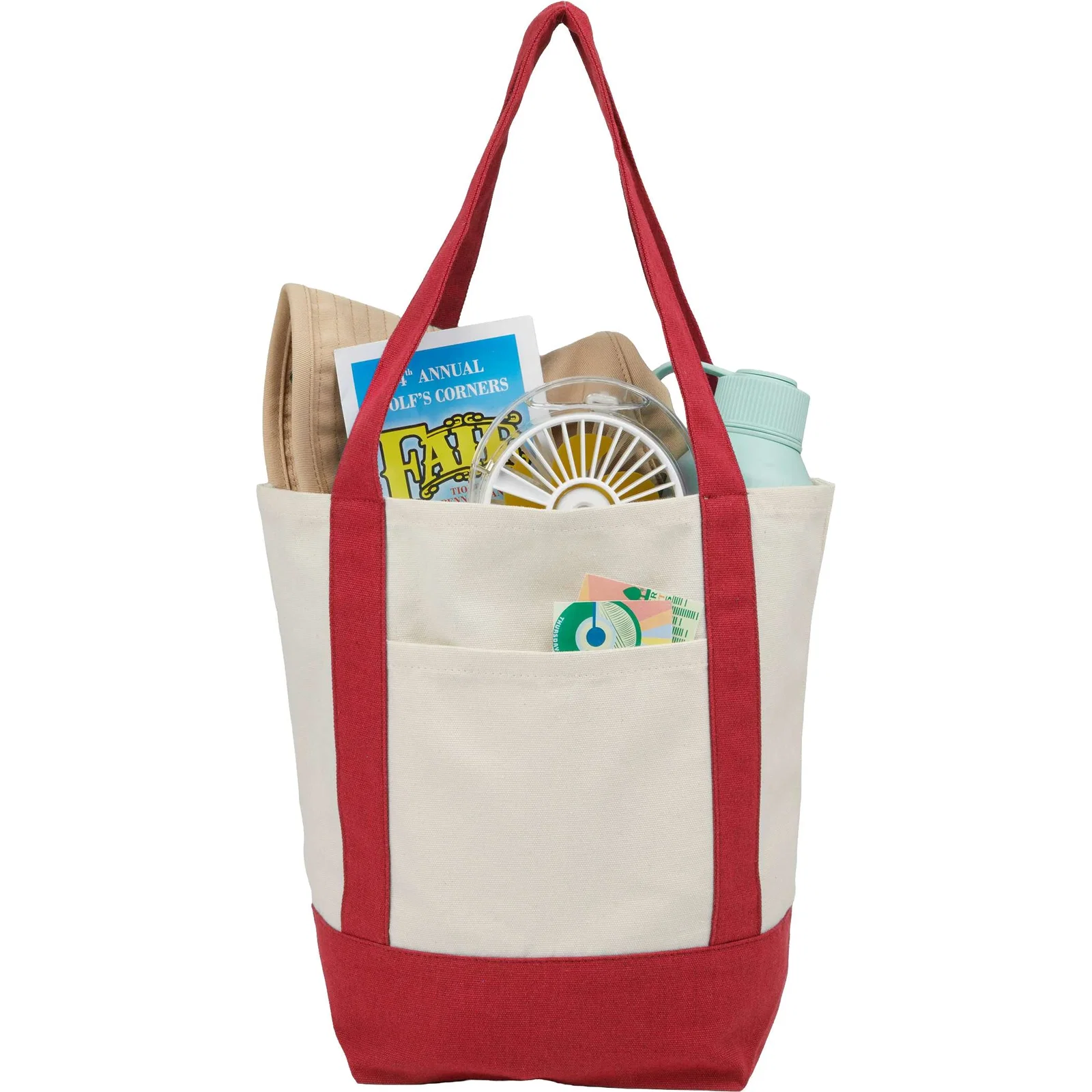 Mini Recycled 8oz Cotton Canvas Tote Bag — view 42