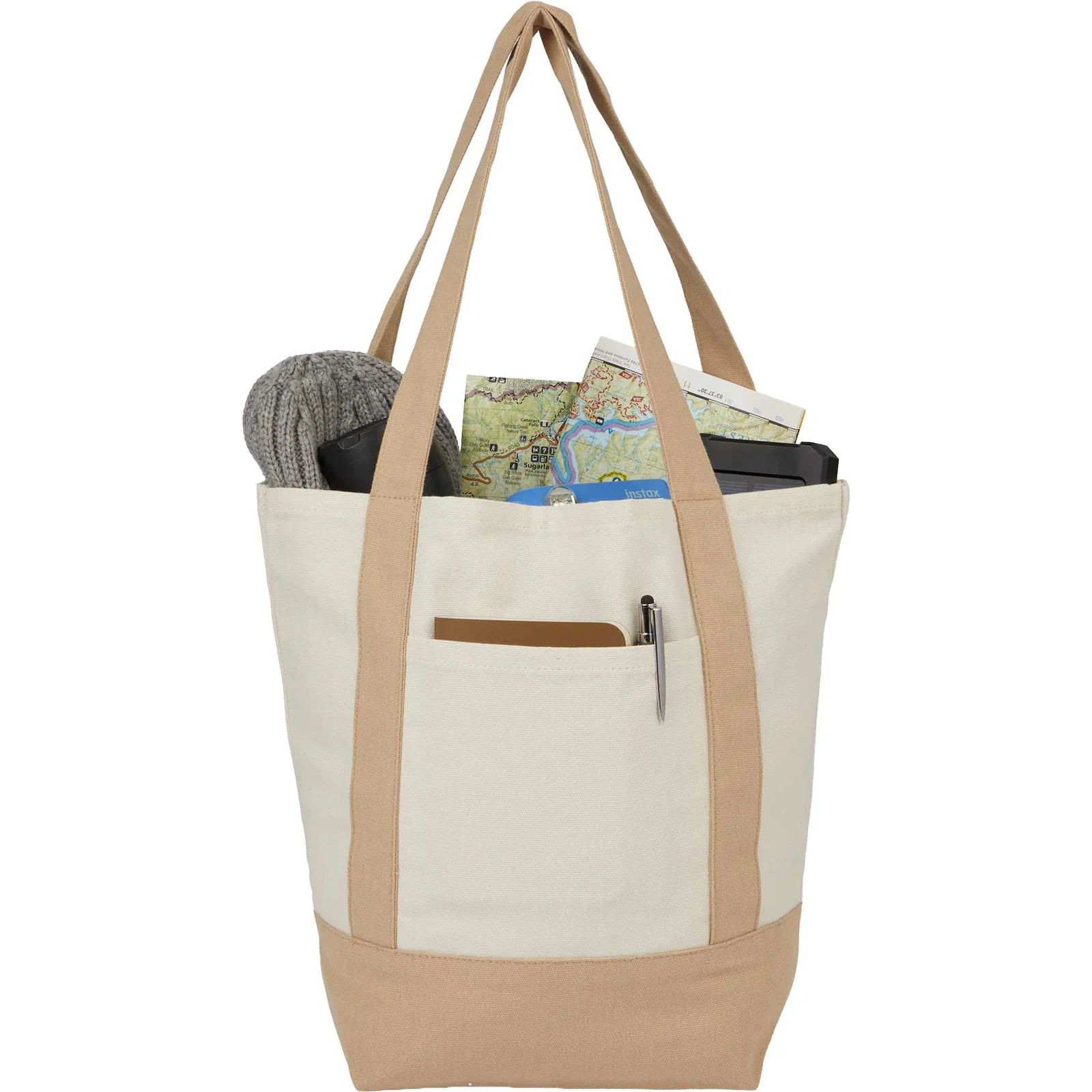 Mini Recycled 8oz Cotton Canvas Tote Bag — view 48