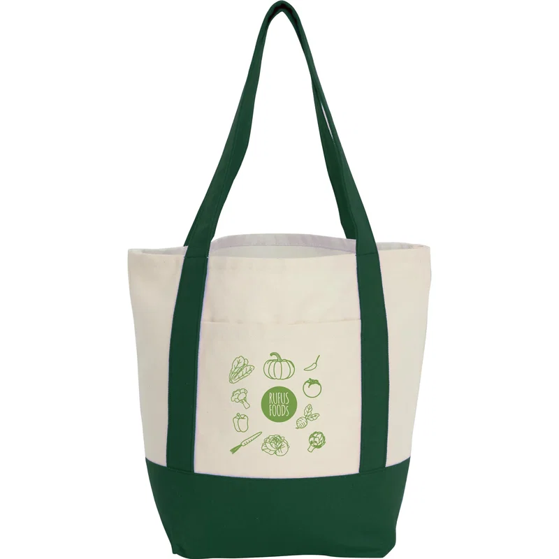 Mini Recycled 8oz Cotton Canvas Tote Bag β view 1