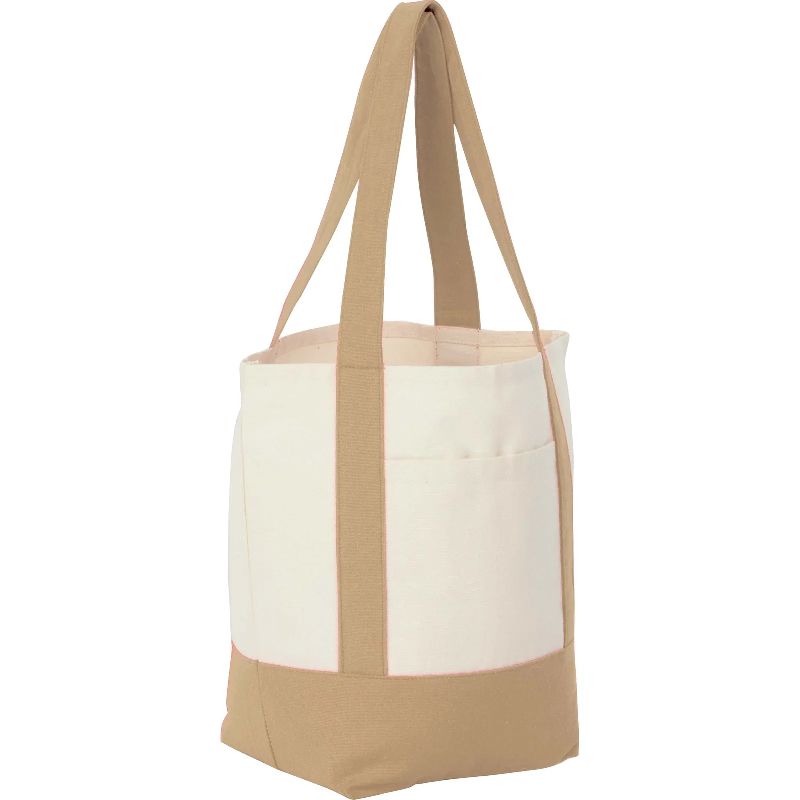 Mini Recycled 8oz Cotton Canvas Tote Bag — view 6