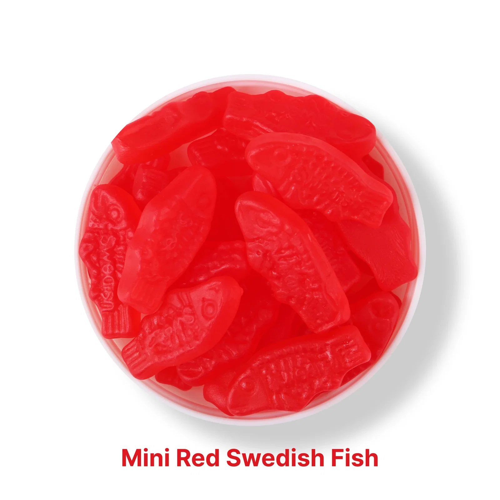 Mini Red Swedish Fish in a Jar — view 3