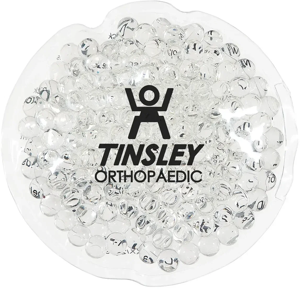 Mini Round custom hot/cold pack color range shown for pharmacy and clinic giveaways