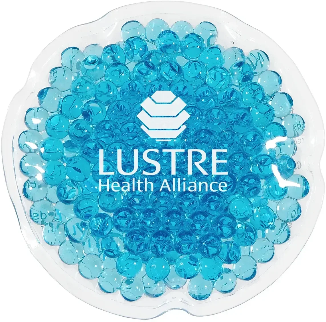 Mini Round Aqua Pearls branded pack, alternate color option of the pocket-sized disc