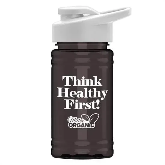Mini RPET Bottle with Drink-Thru Lid (16 oz.) — view 10