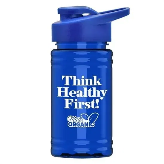 Mini RPET Bottle with Drink-Thru Lid (16 oz.) — view 11