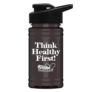 Mini RPET Bottle with Drink-Thru Lid (16 oz.)