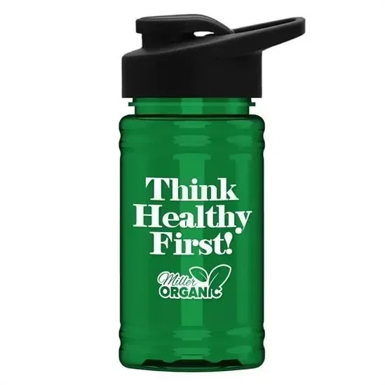 Mini RPET Bottle with Drink-Thru Lid (16 oz.) — view 25
