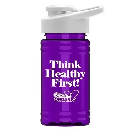 Mini RPET Bottle with Drink-Thru Lid (16 oz.) — view 28