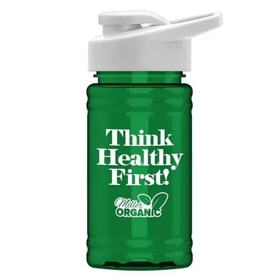 Mini RPET Bottle with Drink-Thru Lid (16 oz.) — view 31