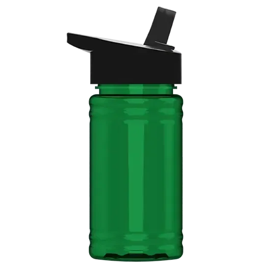 Mini RPET Bottle with Flip-Straw Lid - 16 oz. — view 7