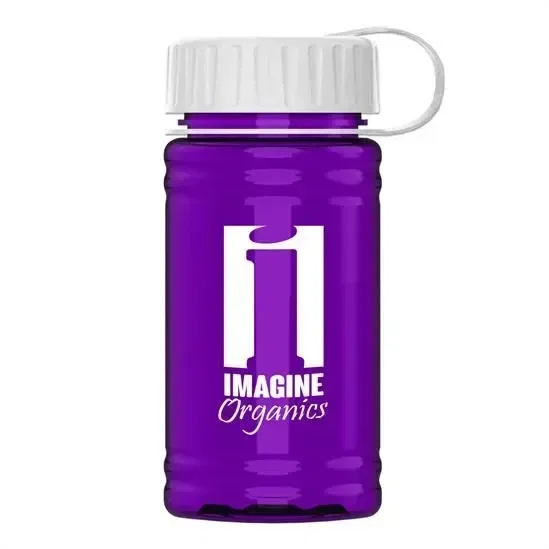 Mini RPET Bottle with Tethered Lid (16 oz.) — view 7