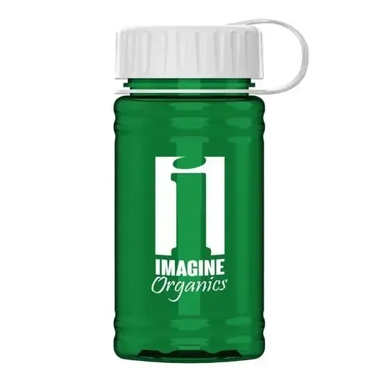 Mini RPET Bottle with Tethered Lid (16 oz.) — view 2