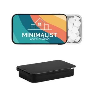 Mini Sliding Metal Mint Tin with Sugar-Free Peppermints