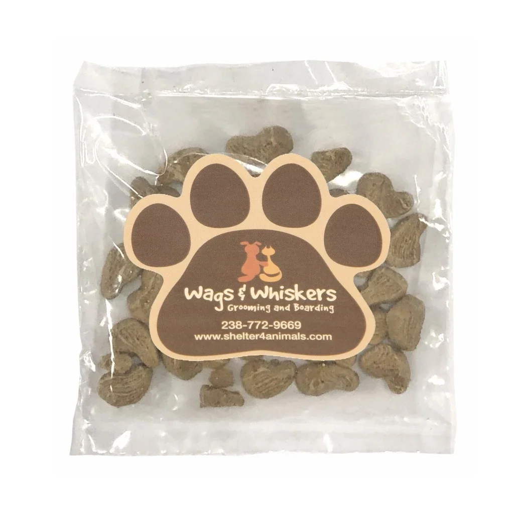 Mini Snack Bag with Paw Magnet Pet Fill — Candy Fill: Cat Treats — view 2