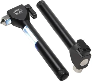 Mini Watchman Flashlight with Escape Hammer