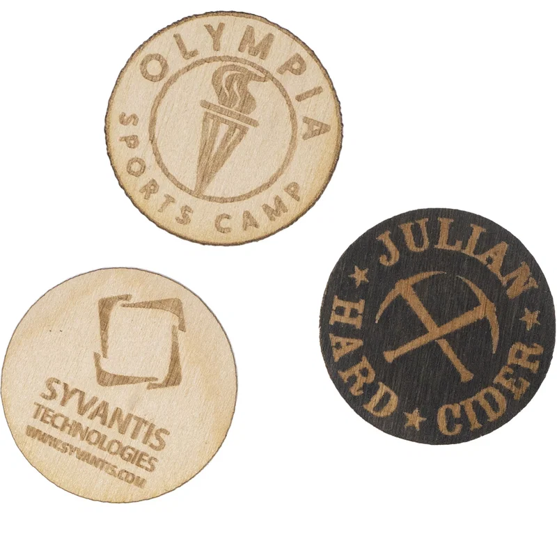 Wood Stickers 1 W X 1 H — view 3