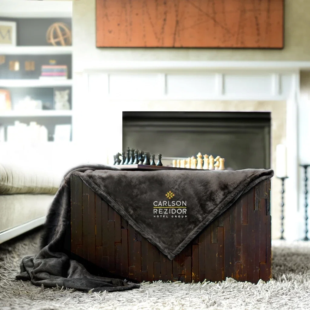 Mink Soft Touch Blanket — Black — view 4