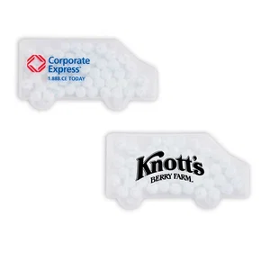 Sugar-Free Peppermint Mint Card - Truck, 3.5" x 1.625"