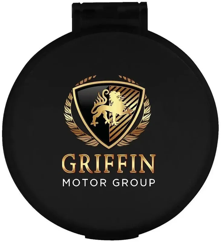 Imprinted Mirror Compact — view 2