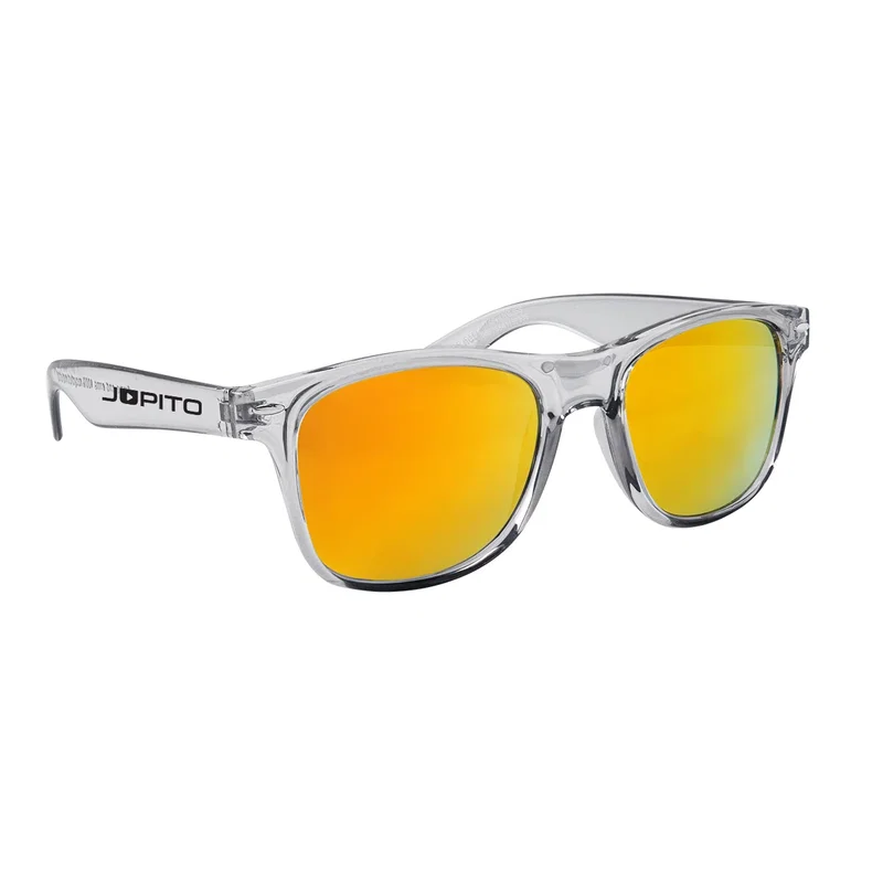 Mirrored Malibu Sunglasses With Smoked Frame — view 5