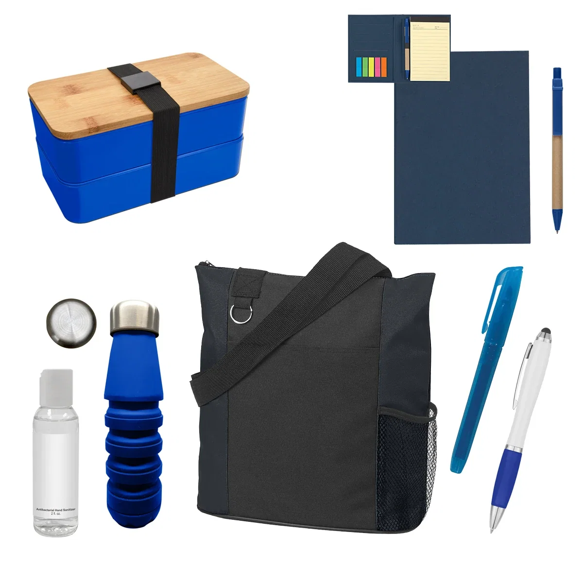 Kit contents laid out flat and viewed from above