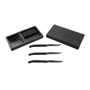 Custom Modena Black Knife Set (6 Piece)