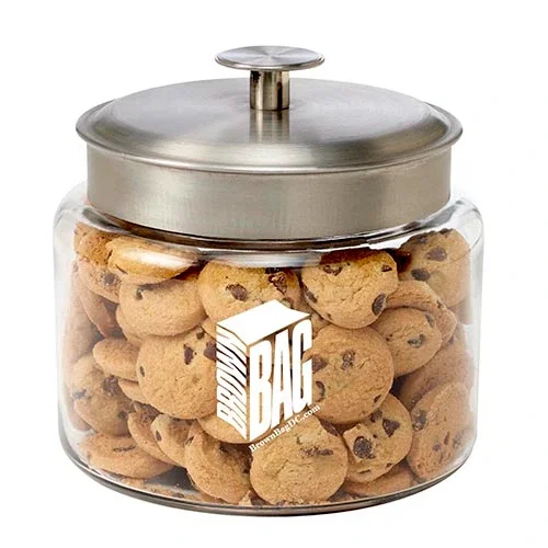Modern Glass Cookie Jars with Secure Lid — view 2