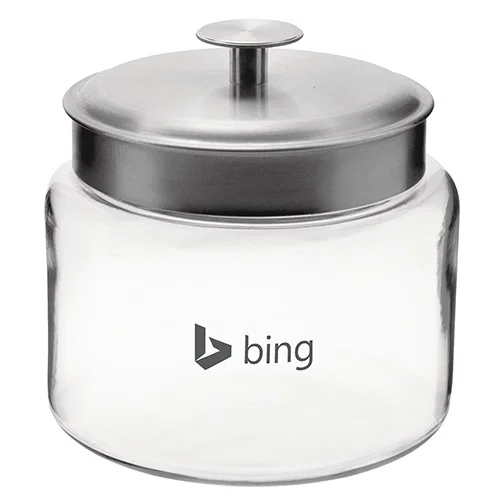Modern Glass Cookie Jars with Secure Lid — view 3