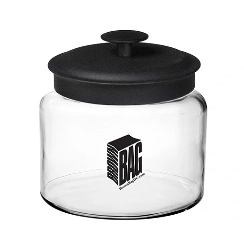Modern Glass Cookie Jars with Secure Lid — view 6