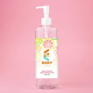 Moisturizing Sanitizer with Beads: 16 oz, pump