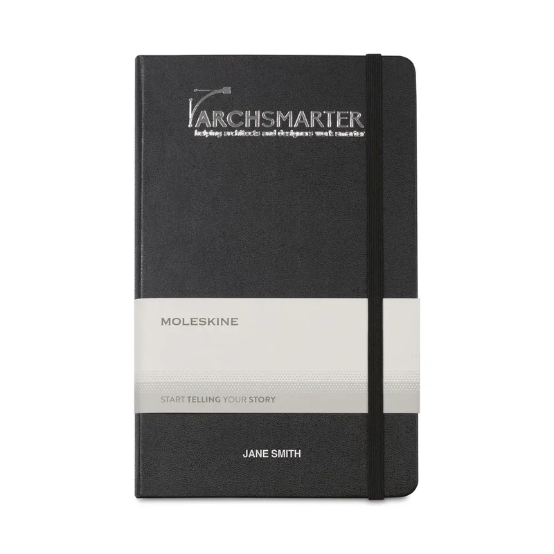 Moleskine® Hard Cover Large Double Layout Notebook — view 7
