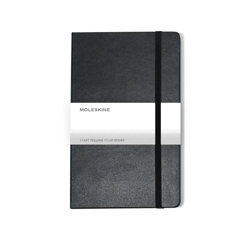 Moleskine® Hard Cover Plain Large Notebook — view 5