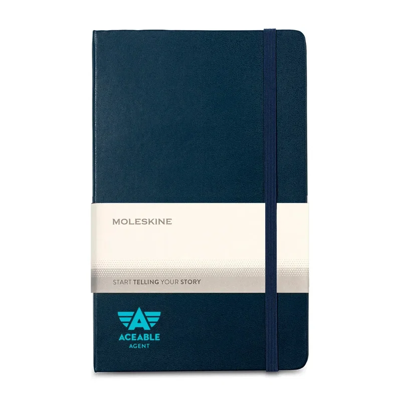 Moleskine® Hard Cover Ruled Large Expanded Notebook — view 14