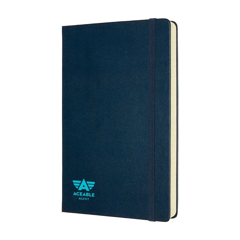 Moleskine® Hard Cover Ruled Large Expanded Notebook — view 16