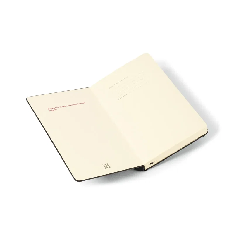 Moleskine® Hard Cover Ruled Large Expanded Notebook — view 5