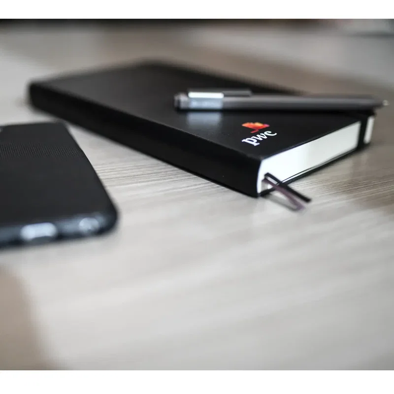 Moleskine® Hard Cover Ruled Large Expanded Notebook — view 6
