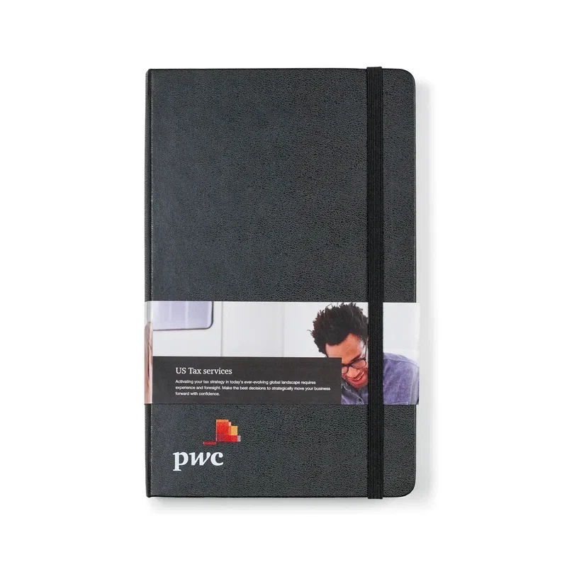 Moleskine® Hard Cover Ruled Large Expanded Notebook — view 8